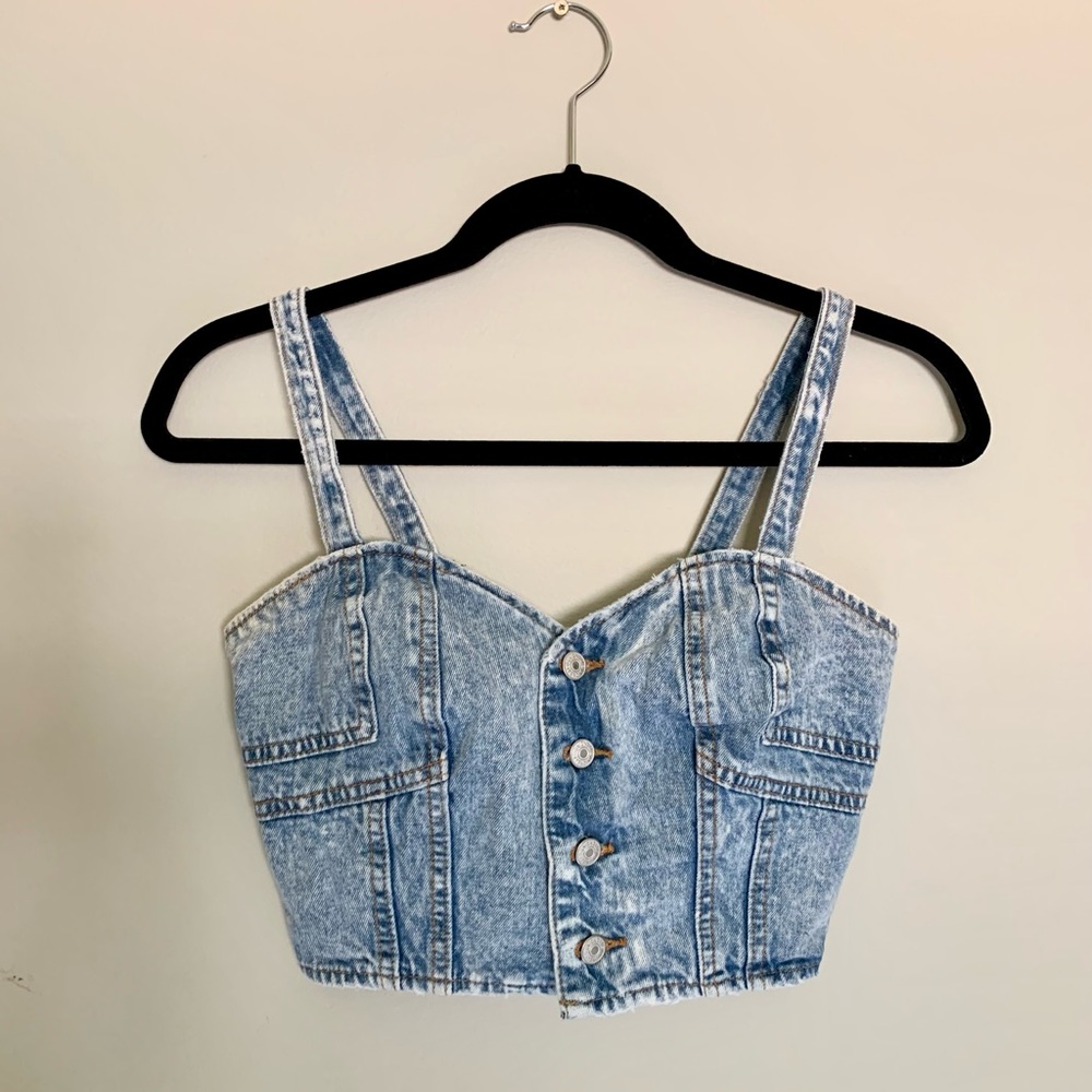 Vintage Denim Union Bay Bustier